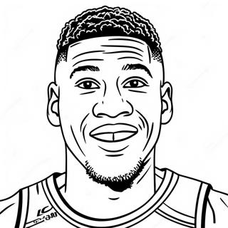 Giannis Antetokounmpo målarbild | Giannis målarbild