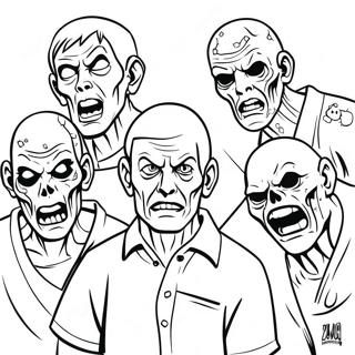 Zombies 3 film affisch målarbild | Zombies 3 målarbild