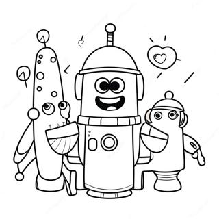 Storybots målarbild | Storybots målarbild