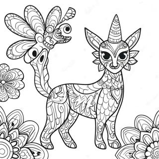 Alebrije Målarbild | Alebrije målarbild