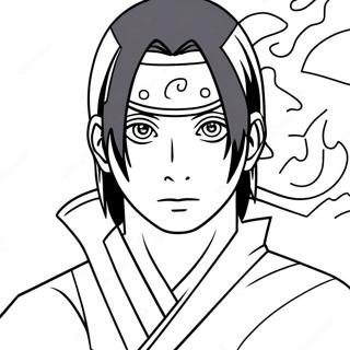 Itachi Uchiha Målarbild | Itachi målarbild