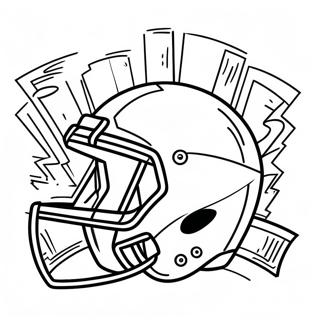 Super Bowl 58 Logotyp Målarbok | Super Bowl 58 målarbild