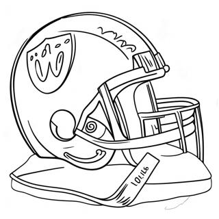 Super Bowl Målarbok | Super Bowl målarbild
