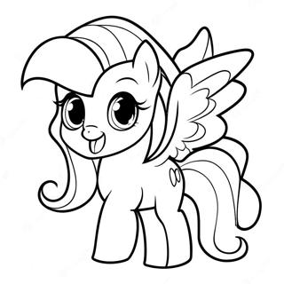 Fluttershy Målarbild | Fluttershy målarbild