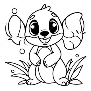 Ohana Stitch Målarbild | Ohana Stitch målarbild