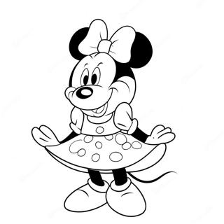 Minnie Mus Målarbok | Minnie Mus målarbild