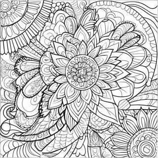 Vuxen Mandala Färgläggningssida | för vuxna målarbild