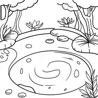 Zenträdgård meditationsmålarbok | Meditation målarbild