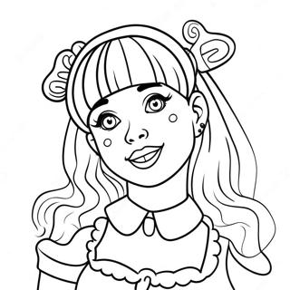 Melanie Martinez Målarbild | Melanie Martinez målarbild
