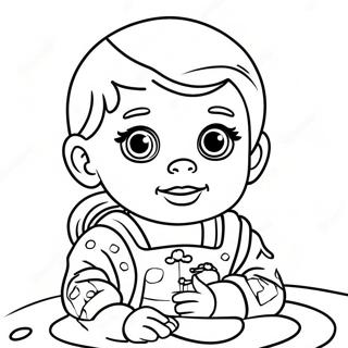 Baby Alive docka färgläggningssida | Baby Alive målarbild