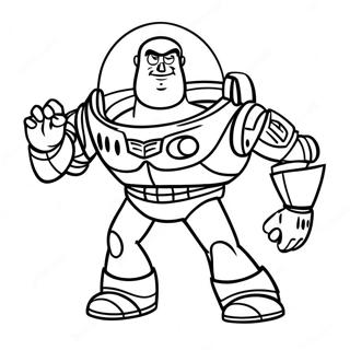 Buzz Lightyear Målarbild | Buzz Lightyear målarbild