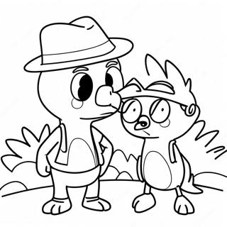 Mordecai och Rigby Äventyr Målarbild | Reguljärt Program målarbild