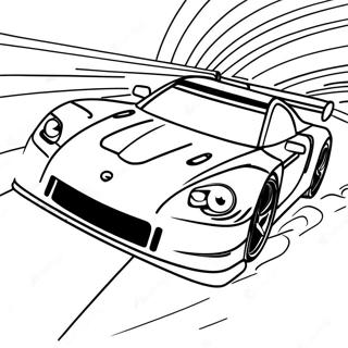 GTR Racing på en Bana Målarbild | GTR målarbild