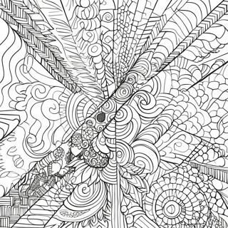 Optisk Illusion Geometriska Mönster Målarbild | Optisk Illusion Geometrisk målarbild