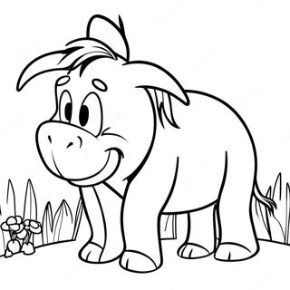Eeyore Målarbild | Nasse målarbild