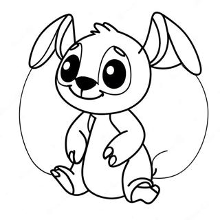 Stitch Halloween Målarbild | Stitch Halloween målarbild