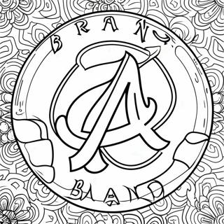 Atlanta Braves Logotyp Målarbild | Atlanta Braves målarbild