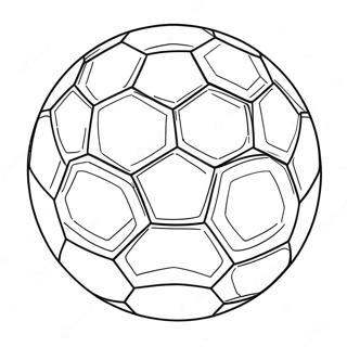 Fotboll Målarbild | Fotboll målarbild