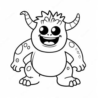 Monster Målarbok | Monster målarbild
