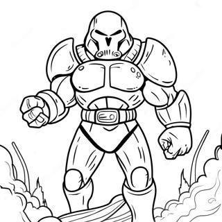 Doom Färgläggningssida | Doom målarbild