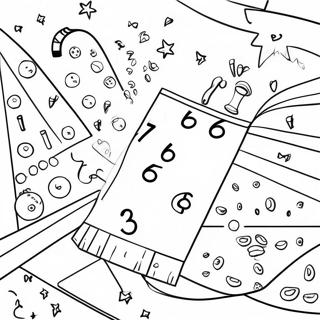 Rolig matematik färgläggningssida för tredje klass | Matematik 3:e Klass målarbild