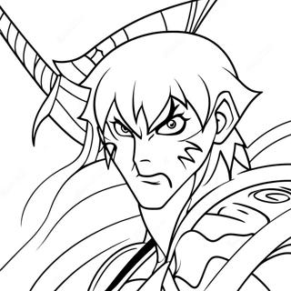Ichigo Kurosaki i Strid Målarbild | Blekmedel målarbild