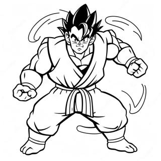 Gohan Beast i Aktion Målarbild | Gohan Best målarbild