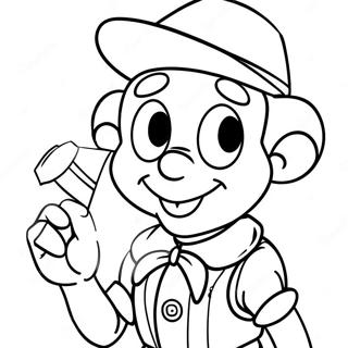 Pinocchio Färgläggningssida | Pinocchio målarbild