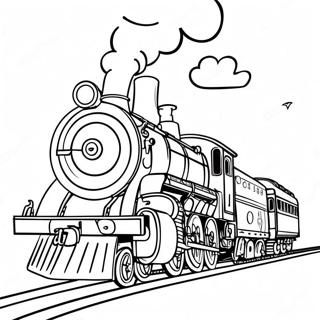 Choo Choo Charles färgläggningssida | Choo Choo Charles målarbild
