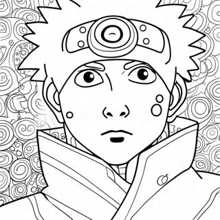 Obito Uchiha färgläggningssida | Obito målarbild