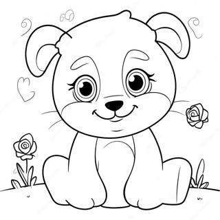 Huggy Wuggy färgläggningssida | Huggy Wuggy målarbild