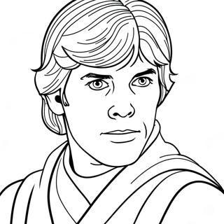 Luke Skywalker Klassisk Målarbild | Luke Skywalker målarbild