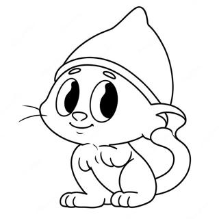 Smurf katt målarbok | Smurf Katt målarbild