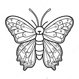 Moth målarbok | Moth målarbild