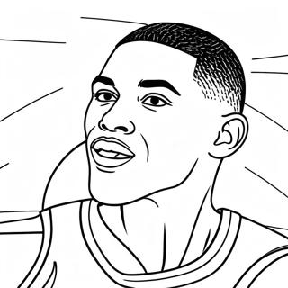 Jayson Tatum Actionbild Målarbok | Jayson Tatum målarbild