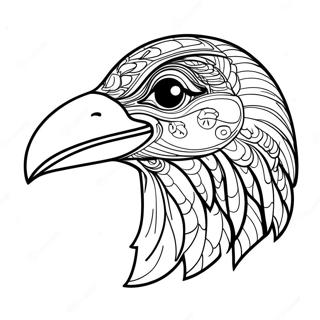 Kråkor Målarbok | Kråkor målarbild