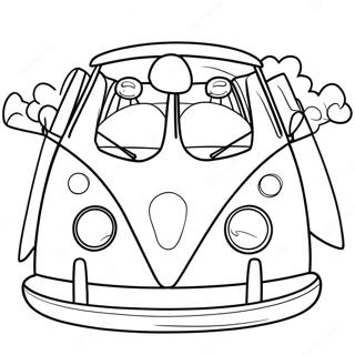 Volkswagen färgläggningssida | Volkswagen målarbild