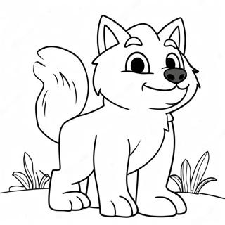 Wolfoo Färgläggningssida | Wolfoo målarbild