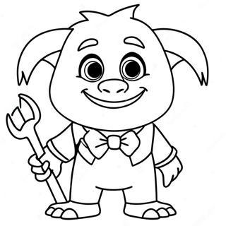 Floyd från Trolls Band Together Målarbild | Trolls Samlas Floyd målarbild