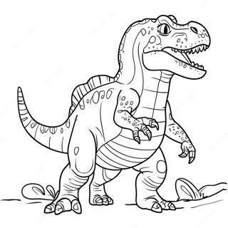 Giganotosaurus Målarbild | Giganotosaurus målarbild