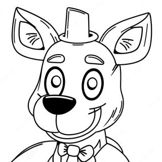 Mangle FNAF färgläggningssida | Mangle FNAF målarbild