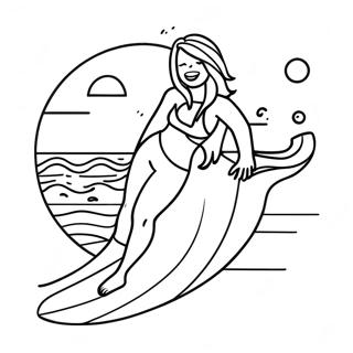 Surfing Målarbild | Surfing målarbild