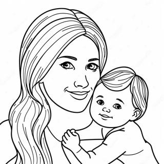 Mamma och Jag Målarbild | Mamma och Jag målarbild