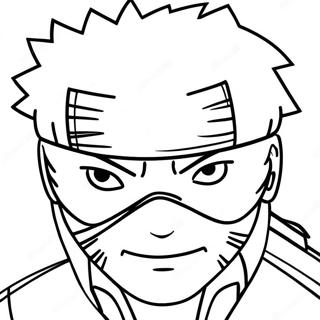 Kakashi färgläggningssida | Kakashi målarbild