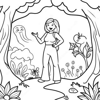 Eden färgläggningssida | Eden målarbild