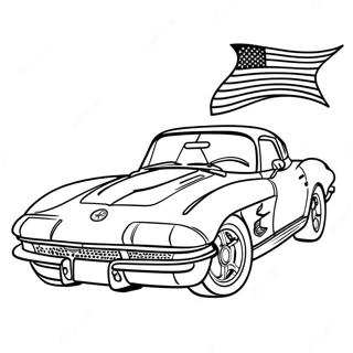 Corvette Målarbild | Corvette målarbild