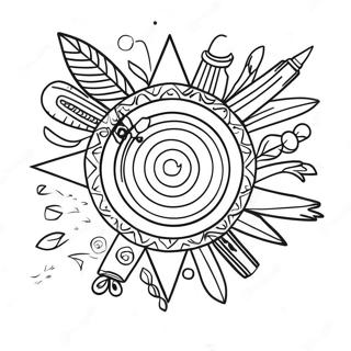 Penna färgläggningssida | Penna målarbild