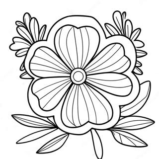 4-H klöver färgläggningssida | 4-H Klöver målarbild
