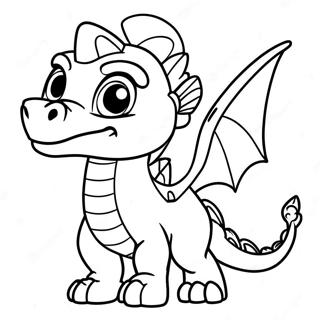 Spyro the Dragon Skylanders färgläggningssida | Skylanders målarbild