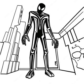 Enderman färgläggningssida | Enderman målarbild